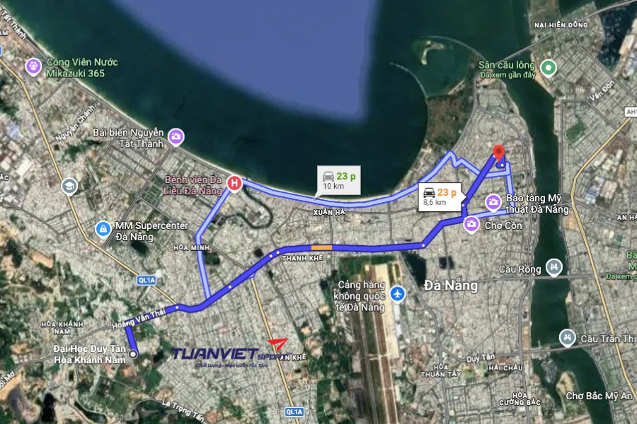 S&acirc;n cầu l&ocirc;ng Bưu Điện Hải Ch&acirc;u