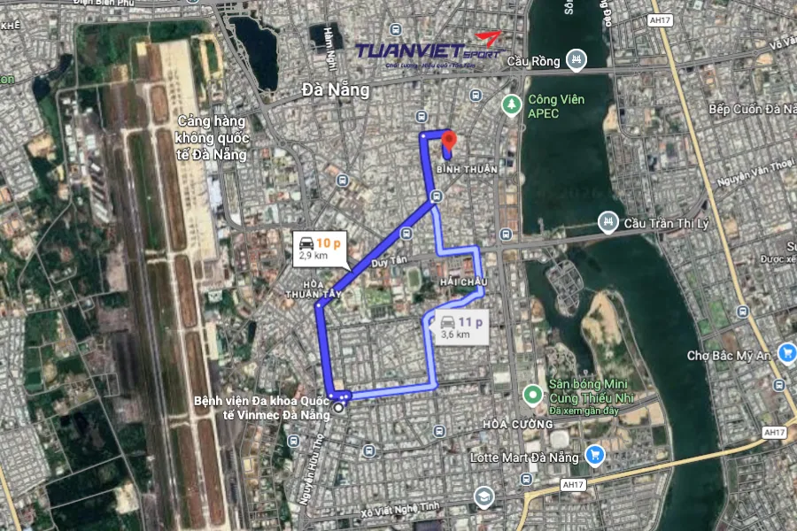 Sân cầu lông CLB Thể Thao Phan Chu Trinh Hải Châu