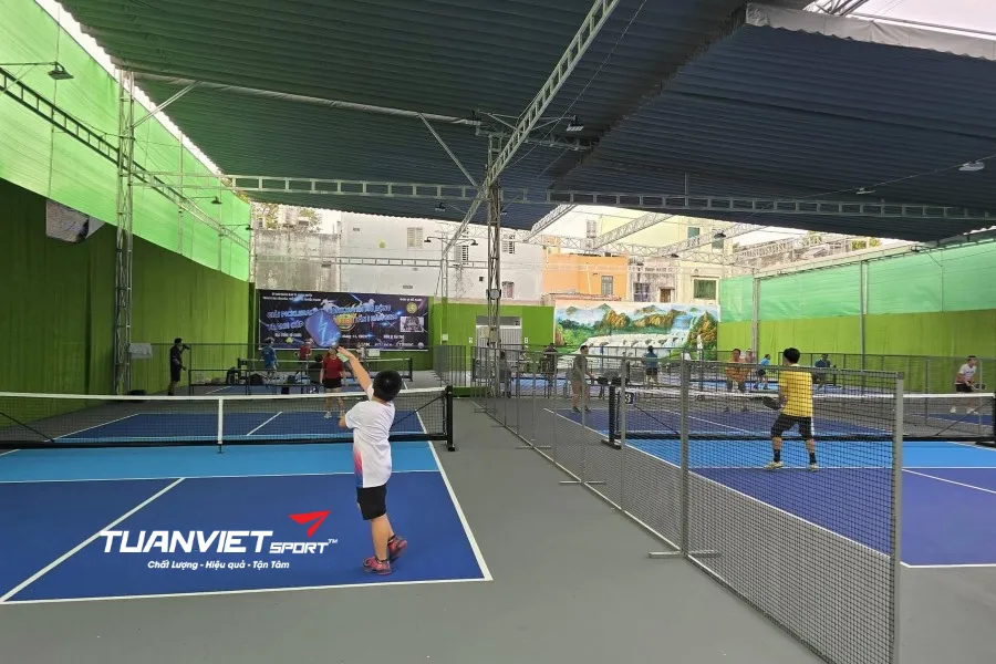 S&acirc;n Pickleball Cafe Phố B&igrave;nh Kh&aacute;nh - S&acirc;n pickleball tỉnh An Giang