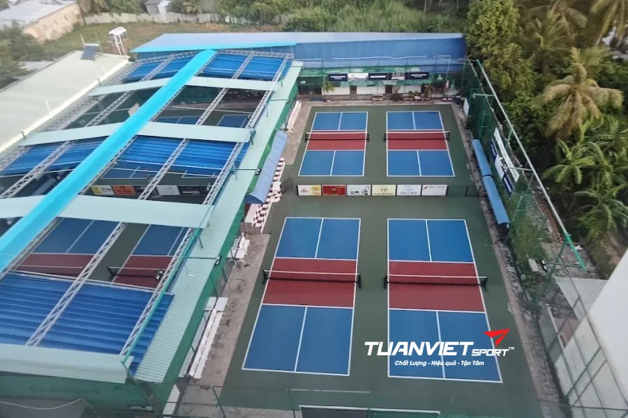 S&acirc;n Pickleball Ch&acirc;u Phố - CLB Tam Giang - S&acirc;n pickleball tỉnh An Giang