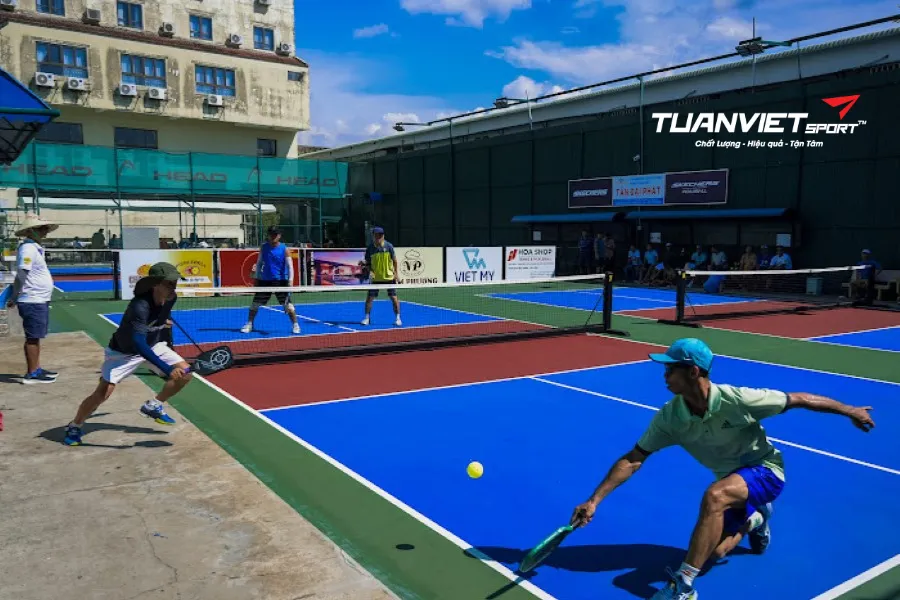 S&acirc;n Pickleball Ch&acirc;u Phố - CLB Tam Giang - S&acirc;n pickleball tỉnh An Giang