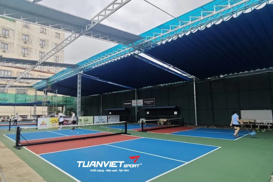 S&acirc;n Pickleball Ch&acirc;u Phố - CLB Tam Giang - S&acirc;n pickleball tỉnh An Giang