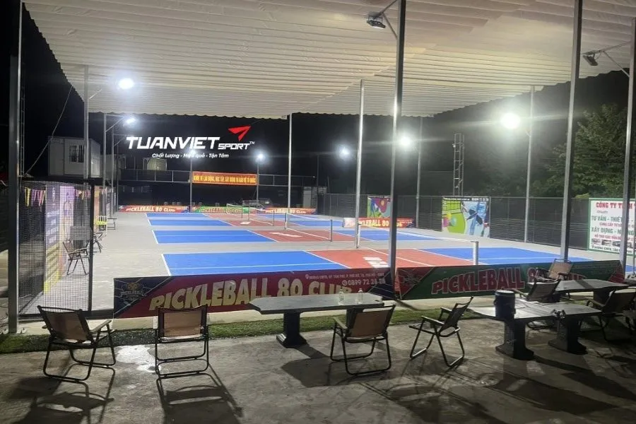 Sân Pickleball 80 Club - sân pickleball tỉnh Bà Rịa - Vũng Tàu