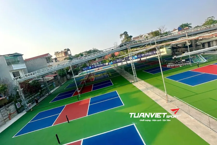 S&acirc;n Pickleball Bom BG - Đa Mai Bắc Giang - S&acirc;n pickleball Tỉnh Bắc Giang