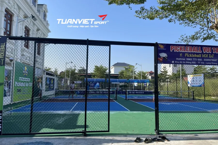 S&acirc;n Pickleball VOI T&T - S&acirc;n pickleball tỉnh Bắc Giang