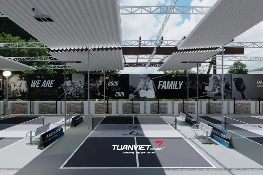 S&acirc;n Pickleball Aiko - Tam Sơn - S&acirc;n pickleball tỉnh Bắc Ninh