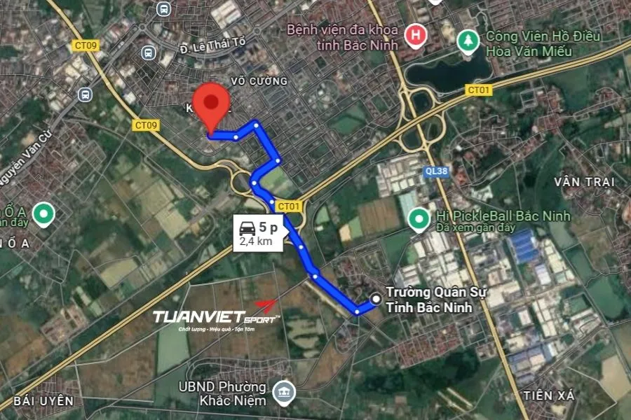 S&acirc;n Pickleball ACE Bắc Ninh - S&acirc;n pickleball tỉnh Bắc Ninh