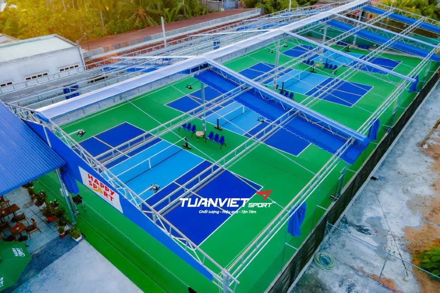 S&acirc;n Pickleball Happy Sport - pickleball.club - S&acirc;n pickleball tỉnh Bến Tre