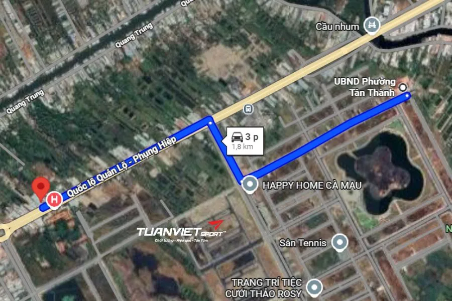 Sân Pickleball Củ Hành - Sân pickleball tỉnh Cà Mau