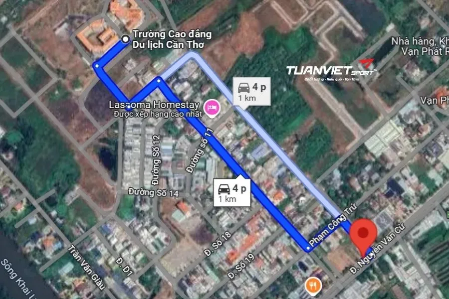 Sân Pickleball Cồn Khương - sân pickleball thành phố Cần Thơ