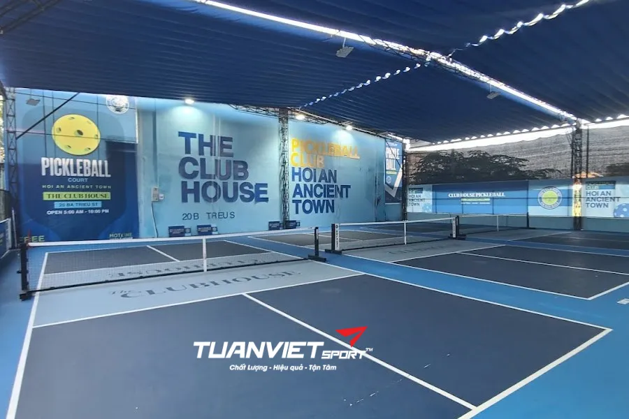 S&acirc;n Pickleball The Club House Hội An - S&acirc;n pickleball tỉnh Quảng Nam