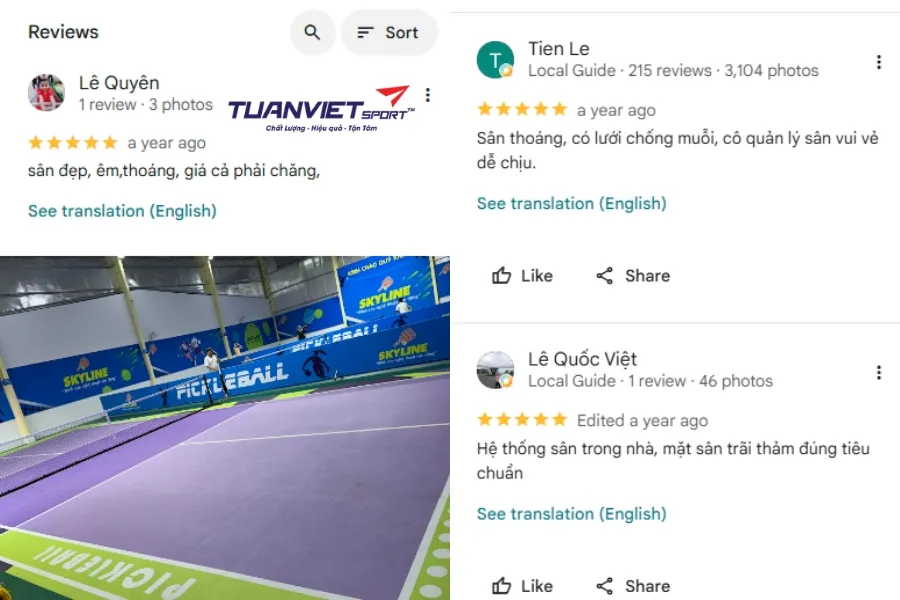 Sân Pickleball Skyline - Sân pickleball tỉnh Đồng Tháp