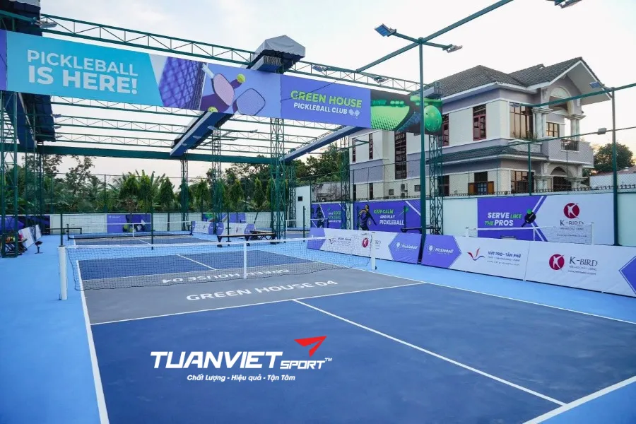 S&acirc;n Pickleball Green House - S&acirc;n pickleball Tiền Giang