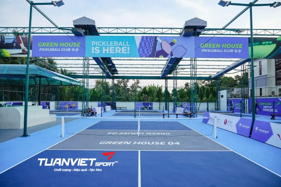 S&acirc;n Pickleball Green House - S&acirc;n Pickleball tỉnh Tiền Giang