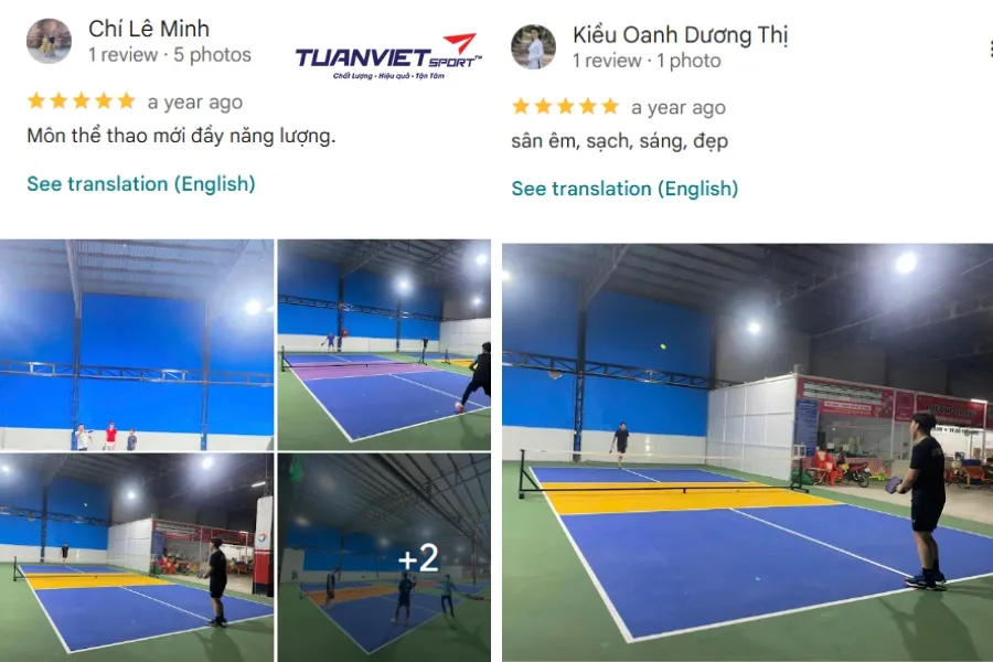 S&acirc;n Pickleball Thập Nhất Phong - S&acirc;n pickleball Tiền Giang