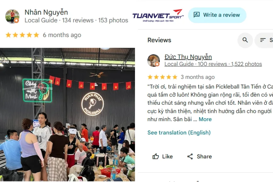 S&acirc;n Pickleball T&acirc;n Tiến - S&acirc;n pickleball Tiền Giang