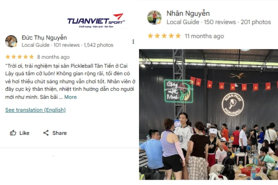 S&acirc;n Pickleball T&acirc;n Tiến - S&acirc;n pickleball Tiền Giang