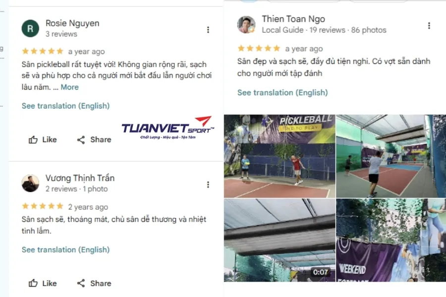 S&acirc;n Pickleball Sonny - S&acirc;n pickleball Tiền Giang