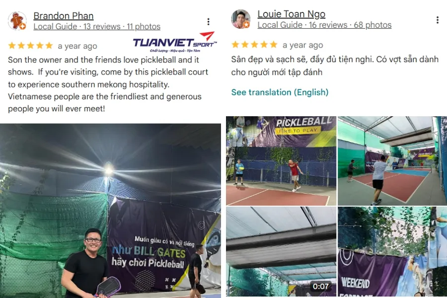 S&acirc;n Pickleball Sonny - S&acirc;n pickleball Tiền Giang