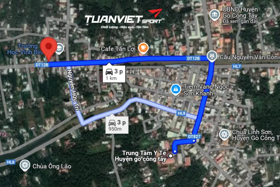 Ảnh vệ tinh S&acirc;n Pickleball G&ograve; C&ocirc;ng T&acirc;y - S&acirc;n Pickleball tỉnh Tiền Giang