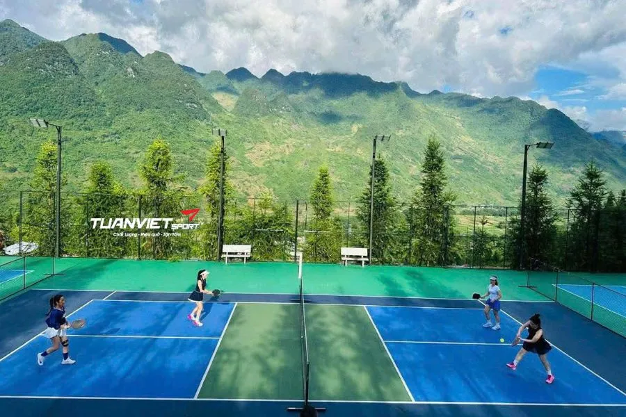 Sân pickleball H’Mong Village - Sân pickleball tỉnh Hà Giang
