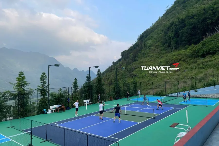 Sân pickleball H’Mong Village - Sân pickleball tỉnh Hà Giang