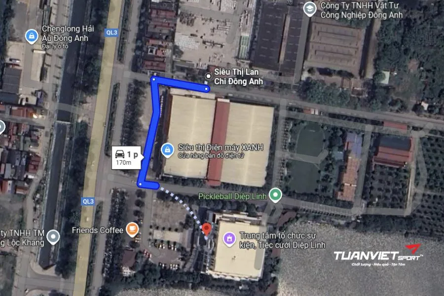 Sân Pickleball Diệp Linh - Sân pickleball Huyện Đông Anh