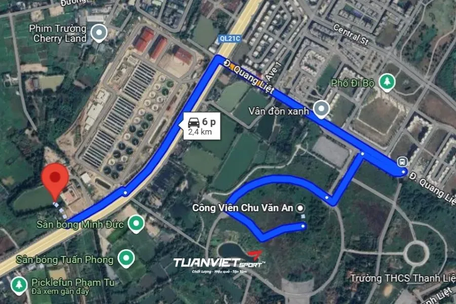 S&acirc;n Pickleball HK Club - S&acirc;n pickleball Huyện Thanh Tr&igrave;