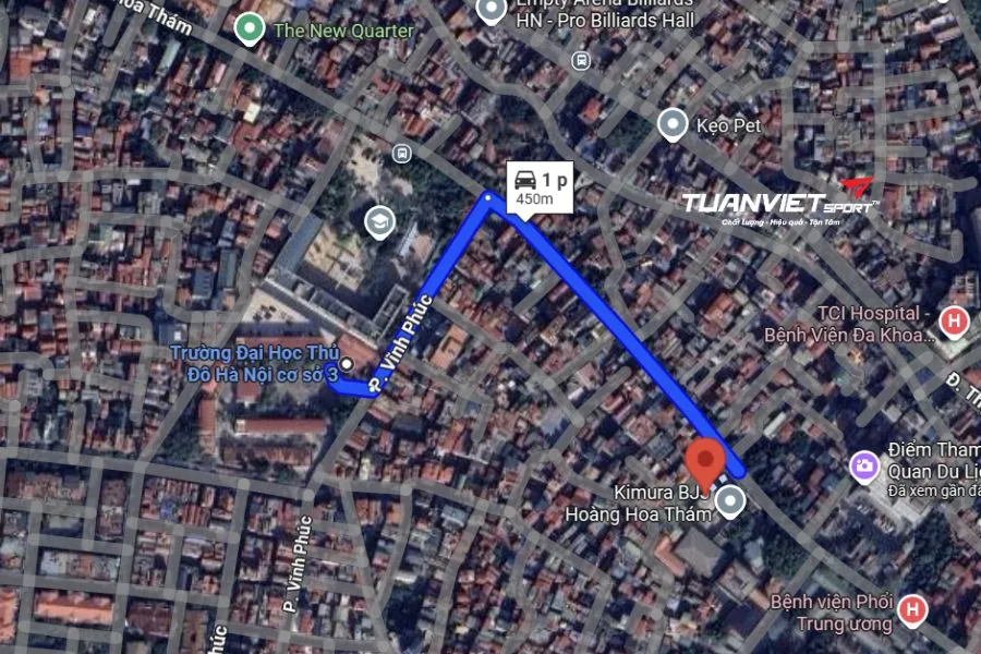 Sân Pickleball Ohlala - sân pickleball quận Ba Đình