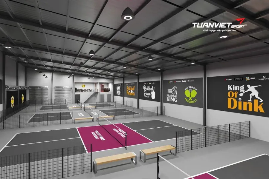 Sân Pickleball Hà Nội - Volley Vibes Pickleball - Sân pickleball Quận Hai Bà Trưng