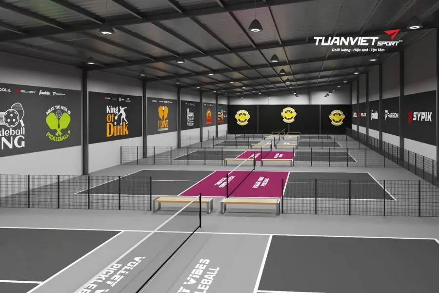 Sân Pickleball Hà Nội - Volley Vibes Pickleball - Sân pickleball Quận Hai Bà Trưng