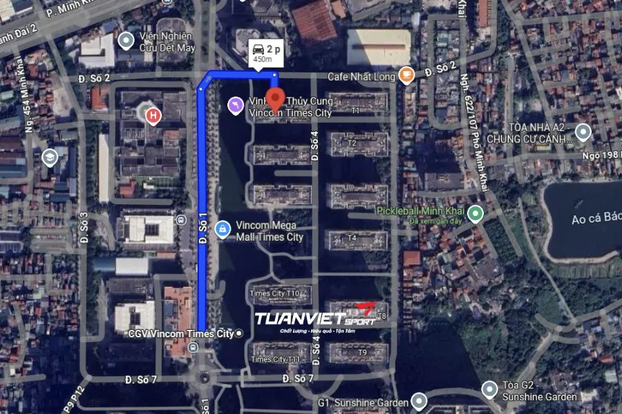 CLB Pickleball ACE Times City - Sân pickleball Quận Hai Bà Trưng