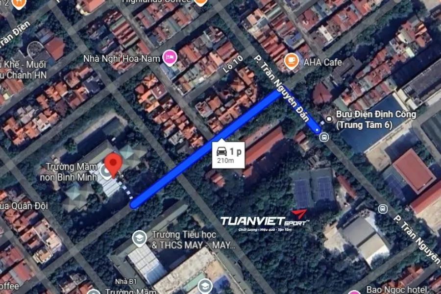 Sân pickleball May - Academy - Sân pickleball Quận Hoàng Mai