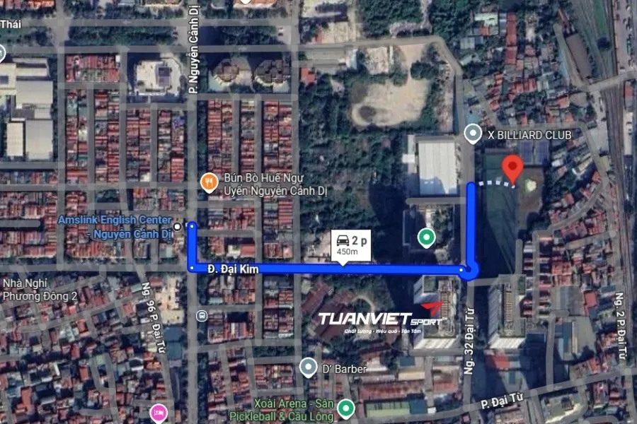 Sân Pickleball 32 Đại Từ - Sân pickleball Quận Hoàng Mai