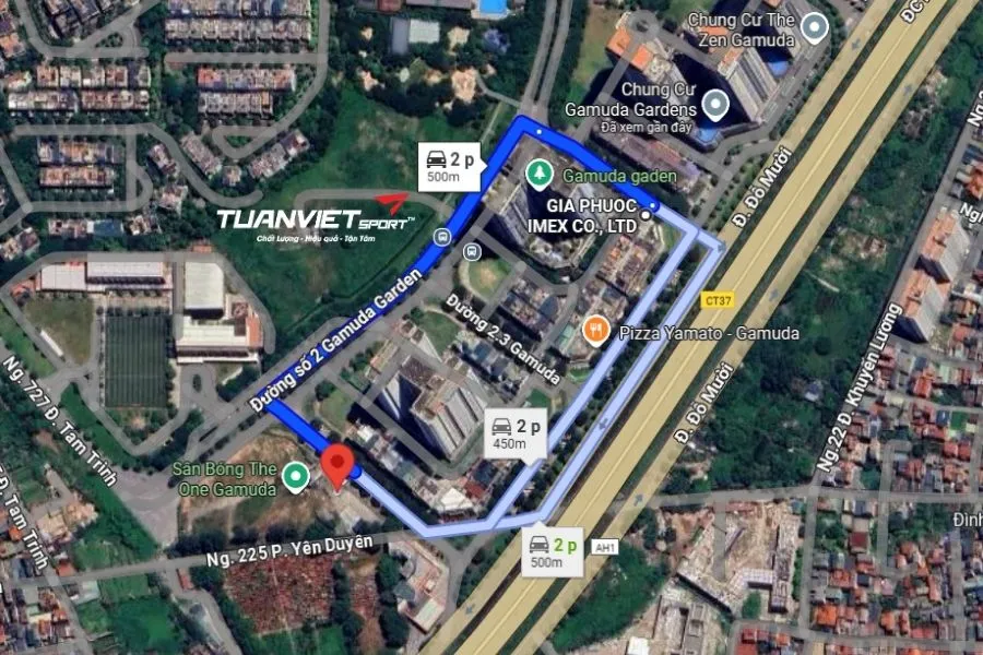 Sân Pickleball Gamuda Sky - Sân pickleball Quận Hoàng Mai