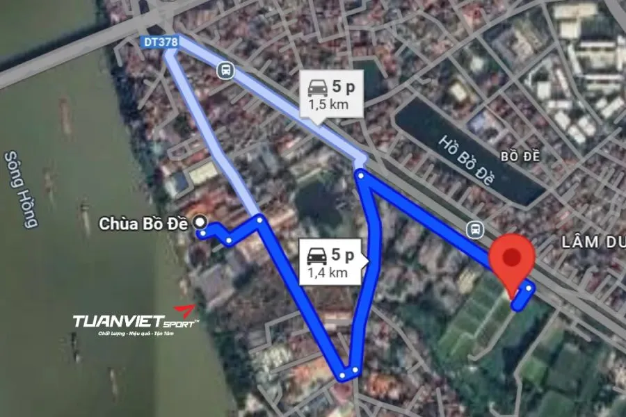 Sân Pickleball Ven Đê 4 - Sân pickleball Quận Long Biên