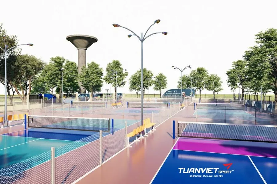 Sân Pickleball Water Tower - Sân pickleball Quận Long Biên