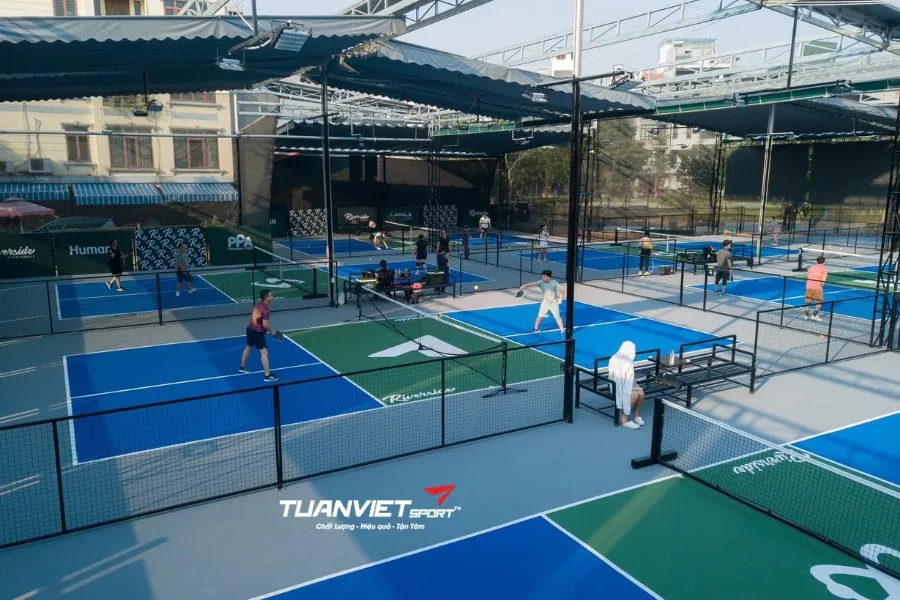 Sân Pickleball Riverside - Sân pickleball Quận Long Biên