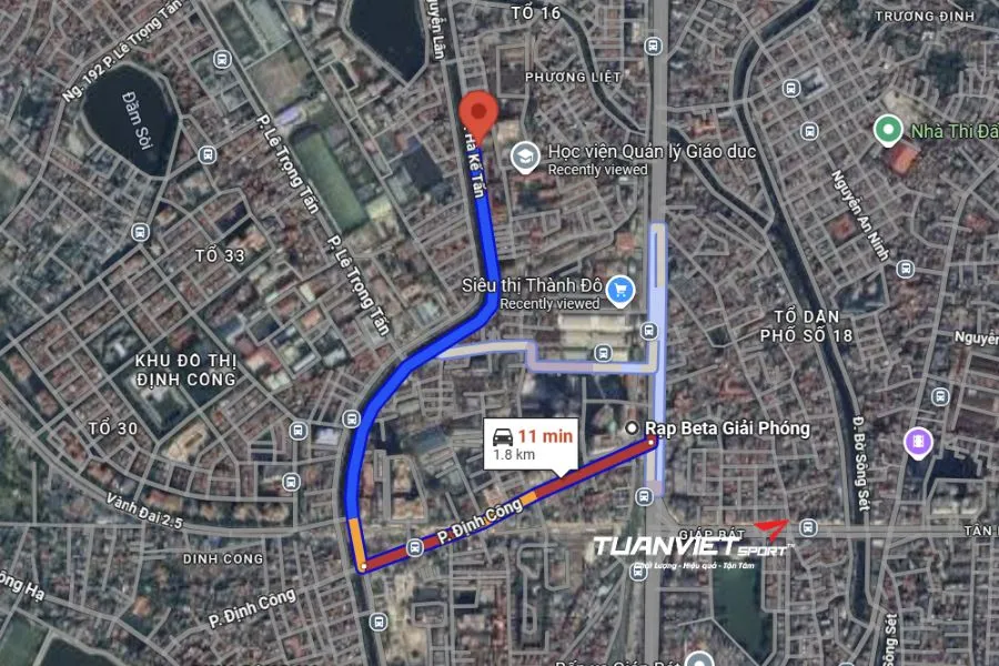 Sân Pickleball X20 - Sân pickleball Quận Thanh Xuân