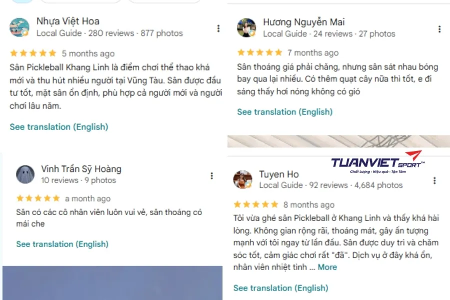 Sân Pickleball Khang Linh - Sân pickleball Bà Rịa - Vũng Tàu