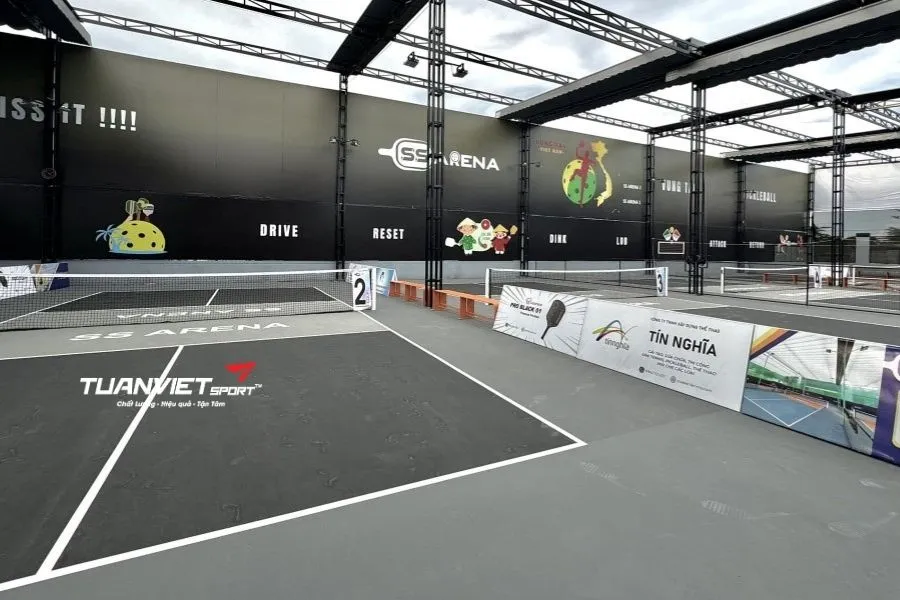 S&acirc;n Pickleball SS Arena 2 Ch&iacute; Linh Vũng T&agrave;u - S&acirc;n pickleball tỉnh B&agrave; Rịa - Vũng T&agrave;u