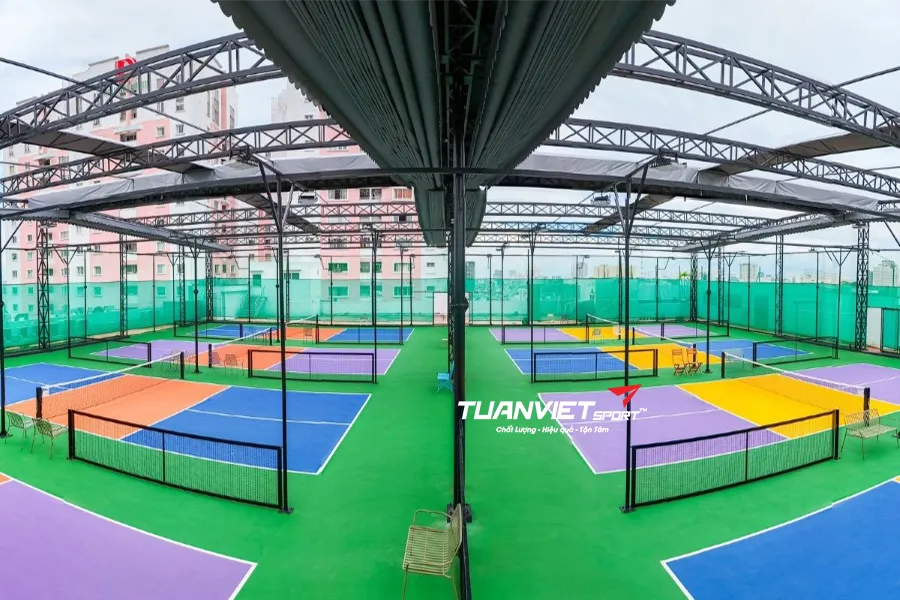 Sân pickleball Amber Club - Sân pickleball Quận 1