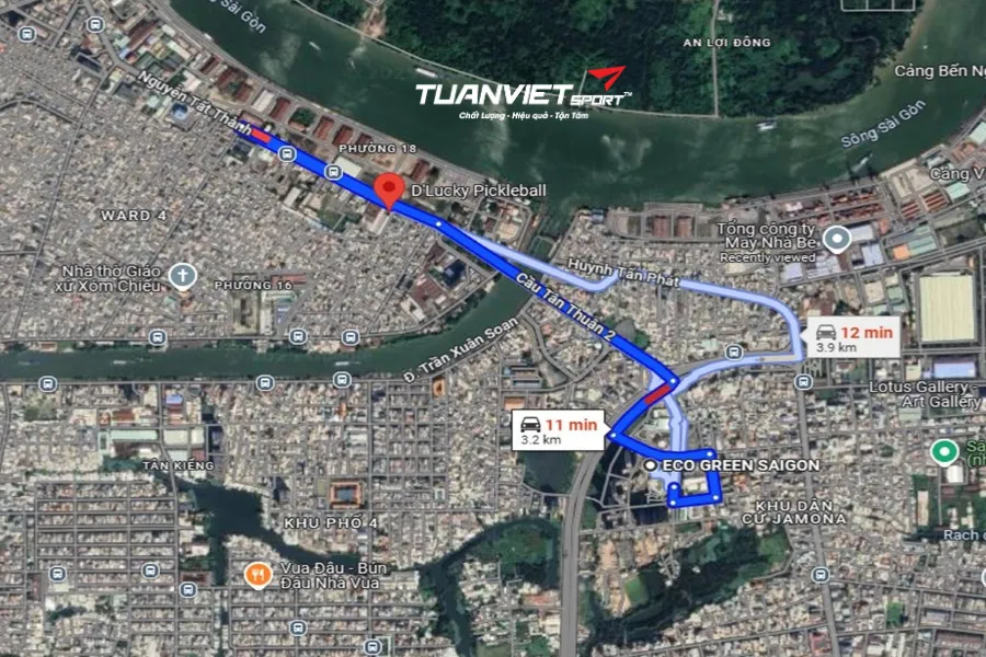 S&acirc;n Pickleball D'Lucky - Quận 4 - S&acirc;n pickleball quận 4
