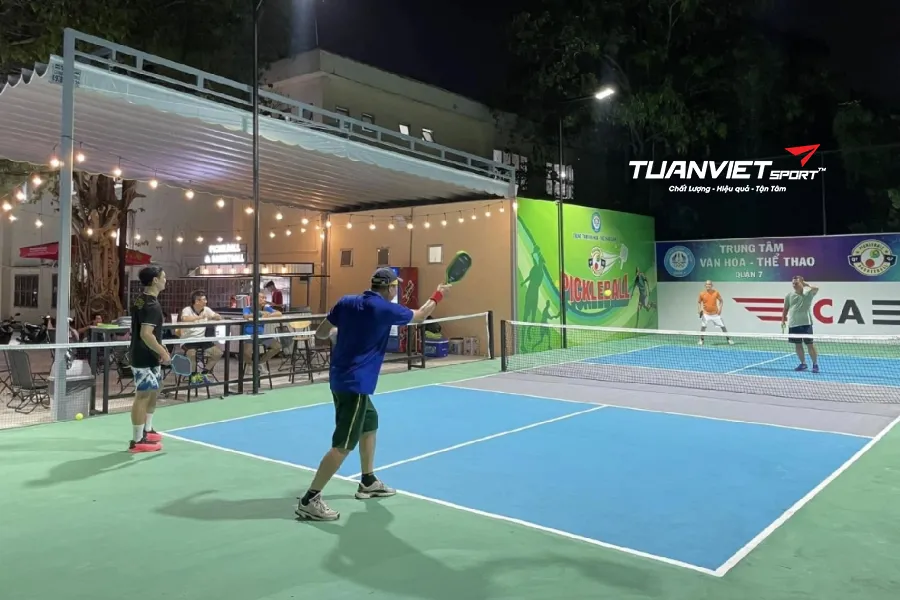 S&acirc;n Pickleball Trung T&acirc;m Văn H&oacute;a Thể Thao - S&acirc;n pickleball Quận 7