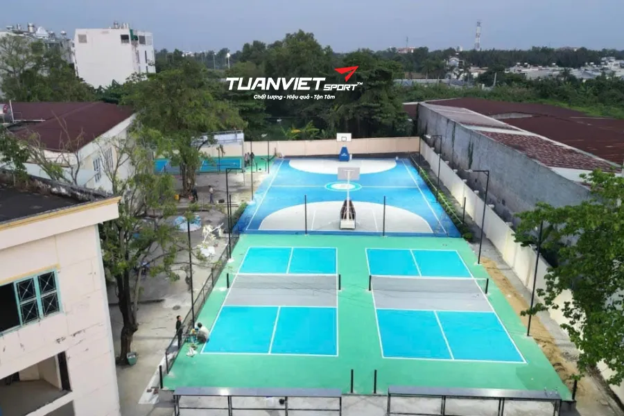 S&acirc;n Pickleball Trung T&acirc;m Văn H&oacute;a Thể Thao - S&acirc;n pickleball Quận 7