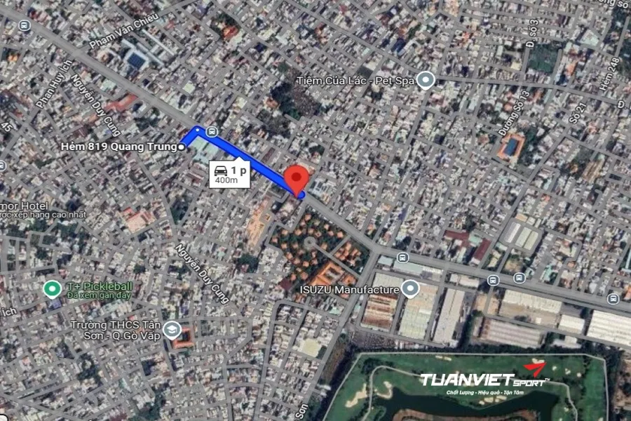 S&acirc;n Pickleball Warehouse - S&acirc;n pickleball quận G&ograve; Vấp