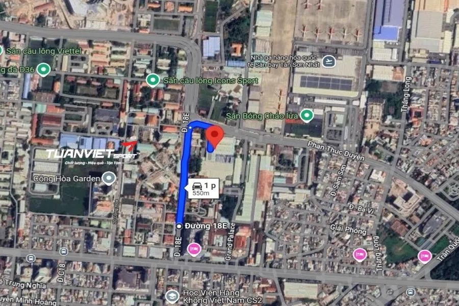 S&acirc;n Pickleball 18E Cộng H&ograve;a - S&acirc;n pickleball quận T&acirc;n B&igrave;nh