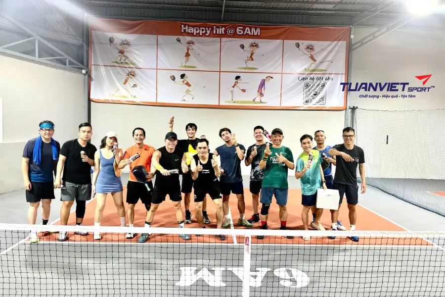 S&acirc;n Pickleball 6AM - S&acirc;n pickleball Th&agrave;nh phố Thủ Đức