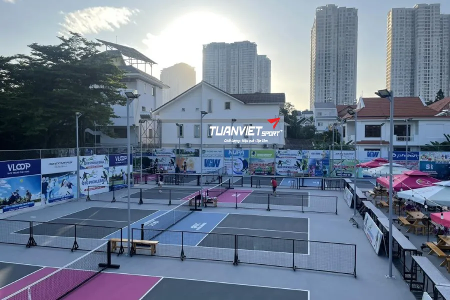 S&acirc;n Pickleball QTC Club - S&acirc;n pickleball Th&agrave;nh phố Thủ Đức