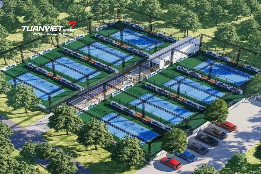 S&acirc;n Pickleball D&D - S&acirc;n pickleball Huyện H&oacute;c M&ocirc;n